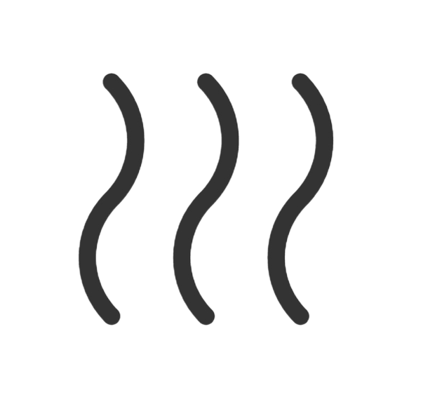 Icon representing continuous cooking in confectionery production